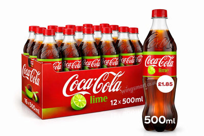 Coca-Cola Lime PMP 500ml Bottle – Refreshing Fizzy Soda Drink