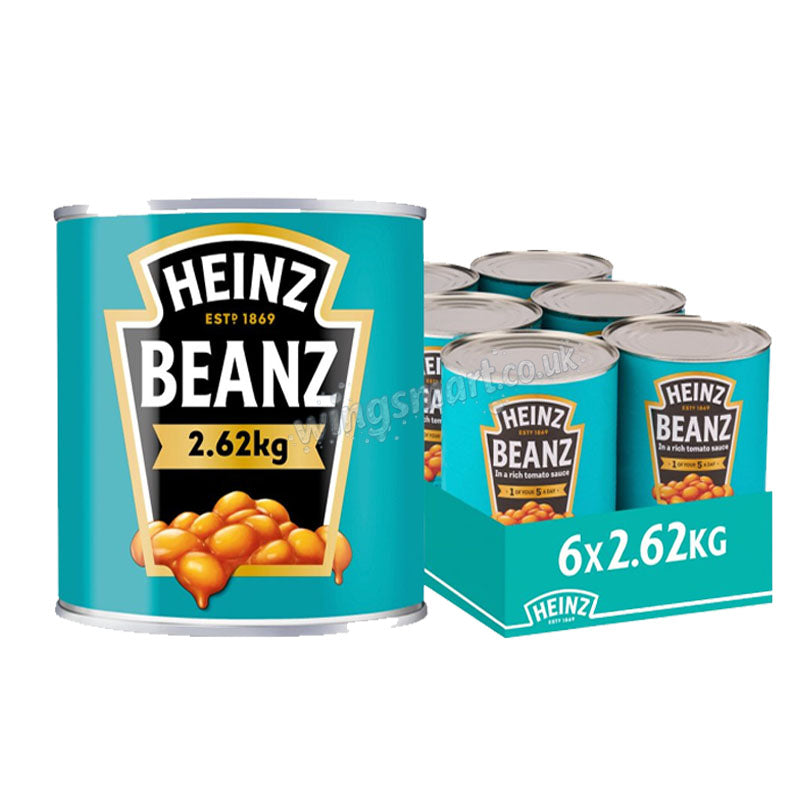 Heinz Baked Beanz 2.62kg Catering Tin Pulses Beans in Tomato Sauce