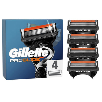 Gillette Fusion ProGlide Blades 4 Pack Razor Cartridge Refills for Men