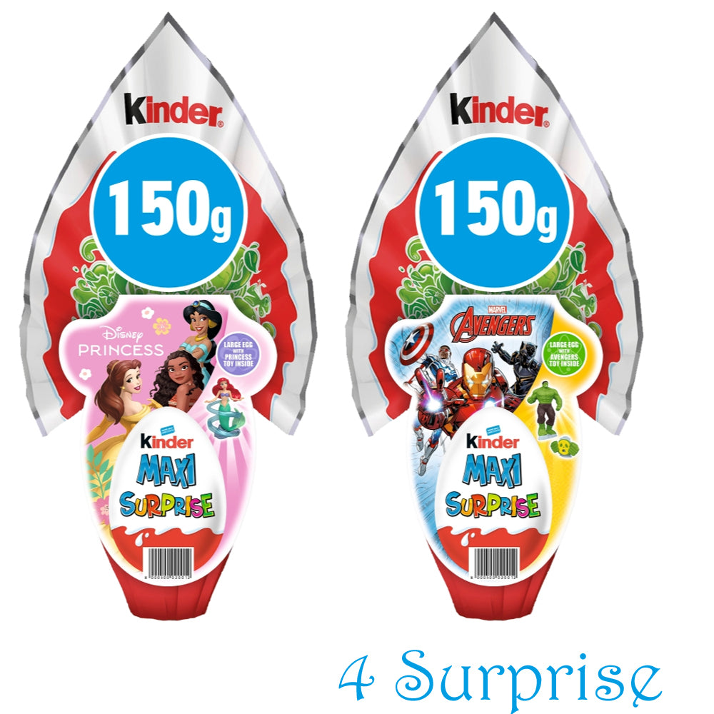 Kinder Maxi Surprise 150g – Fun Chocolate Treat with Toy