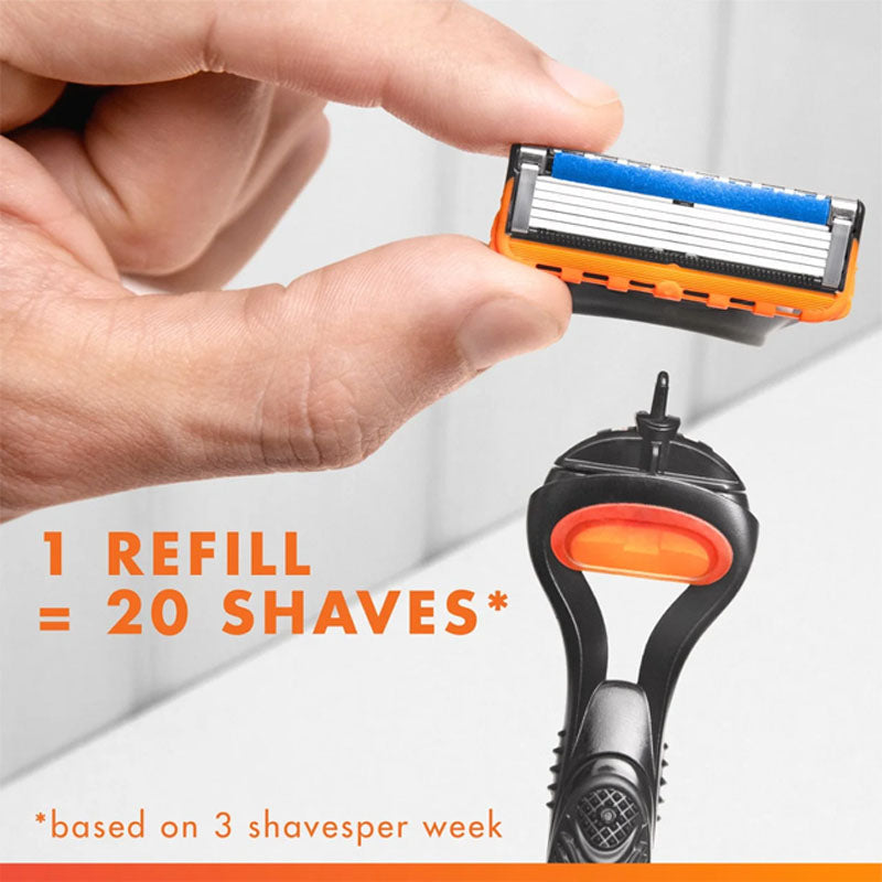 Gillette Fusion 5 Manual Blades 4 Pack Men's Razor Blade Refills