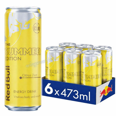 Red Bull Summer Edition Citrus Zest Energy Drink 473ml PMP