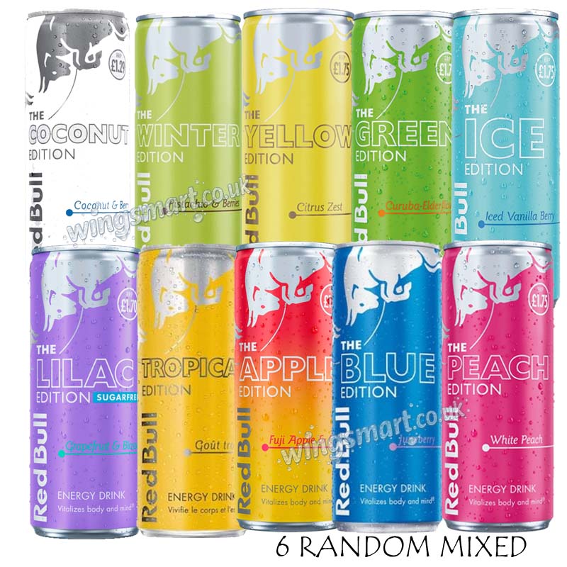 Redbull Variety Pack (6 x 250ml) Special Treat