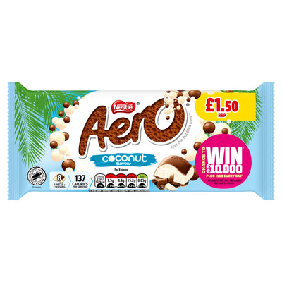 Aero Coconut Chocolate Sharing Bar 15 x 90g PMP