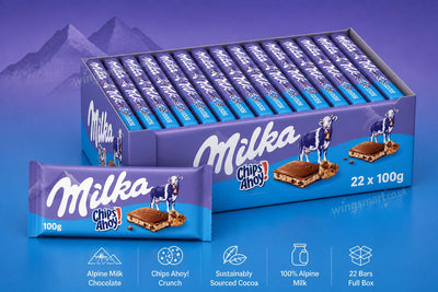 Milka Chips Ahoy Chocolate Bar 100g