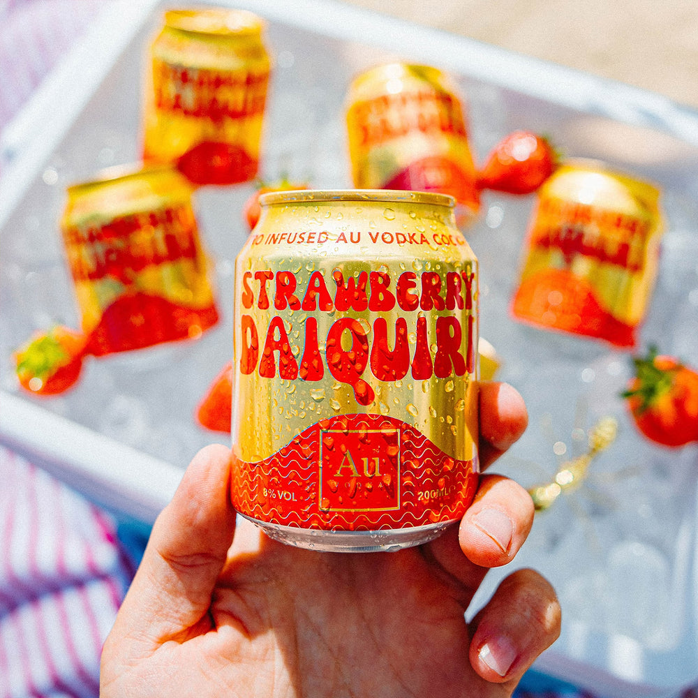 Au Vodka Strawberry Daiquiri 200ml (Case of 12)