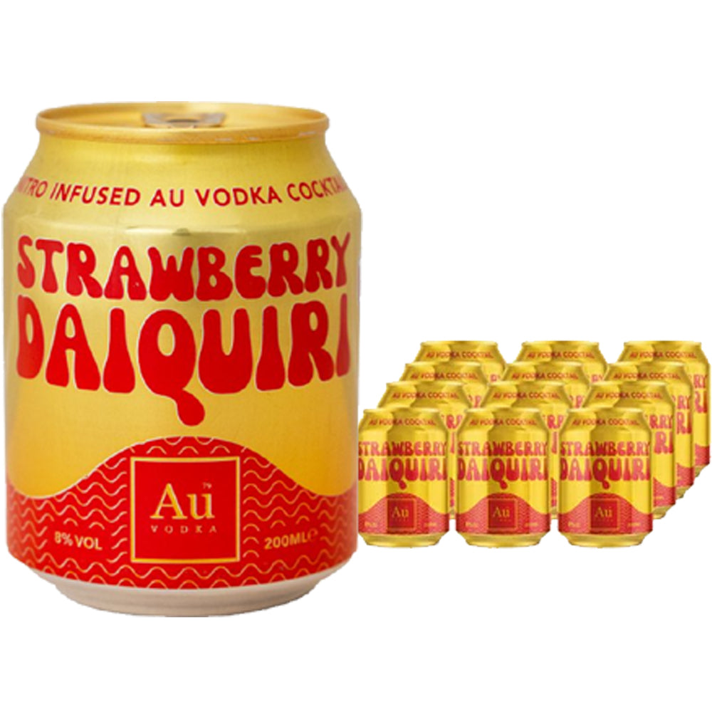 Au Vodka Strawberry Daiquiri 200ml (Case of 12)