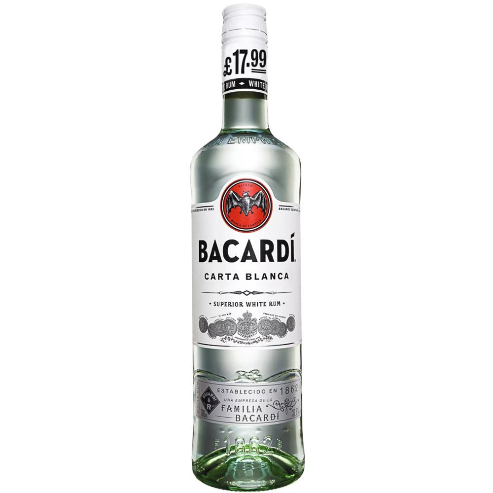 BACARDÍ Carta Blanca Superior White Rum, 70cl