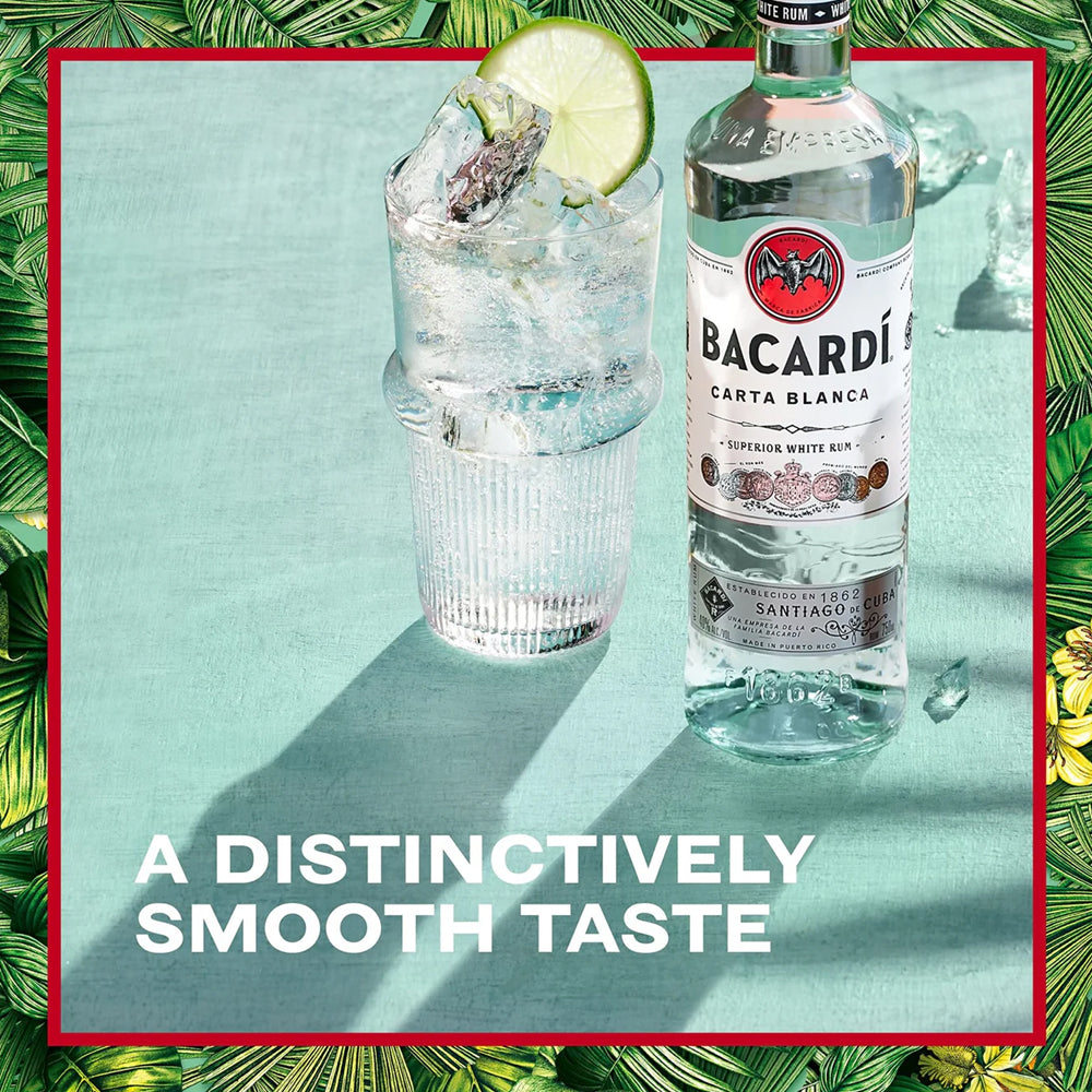 BACARDÍ Carta Blanca Superior White Rum, 70cl