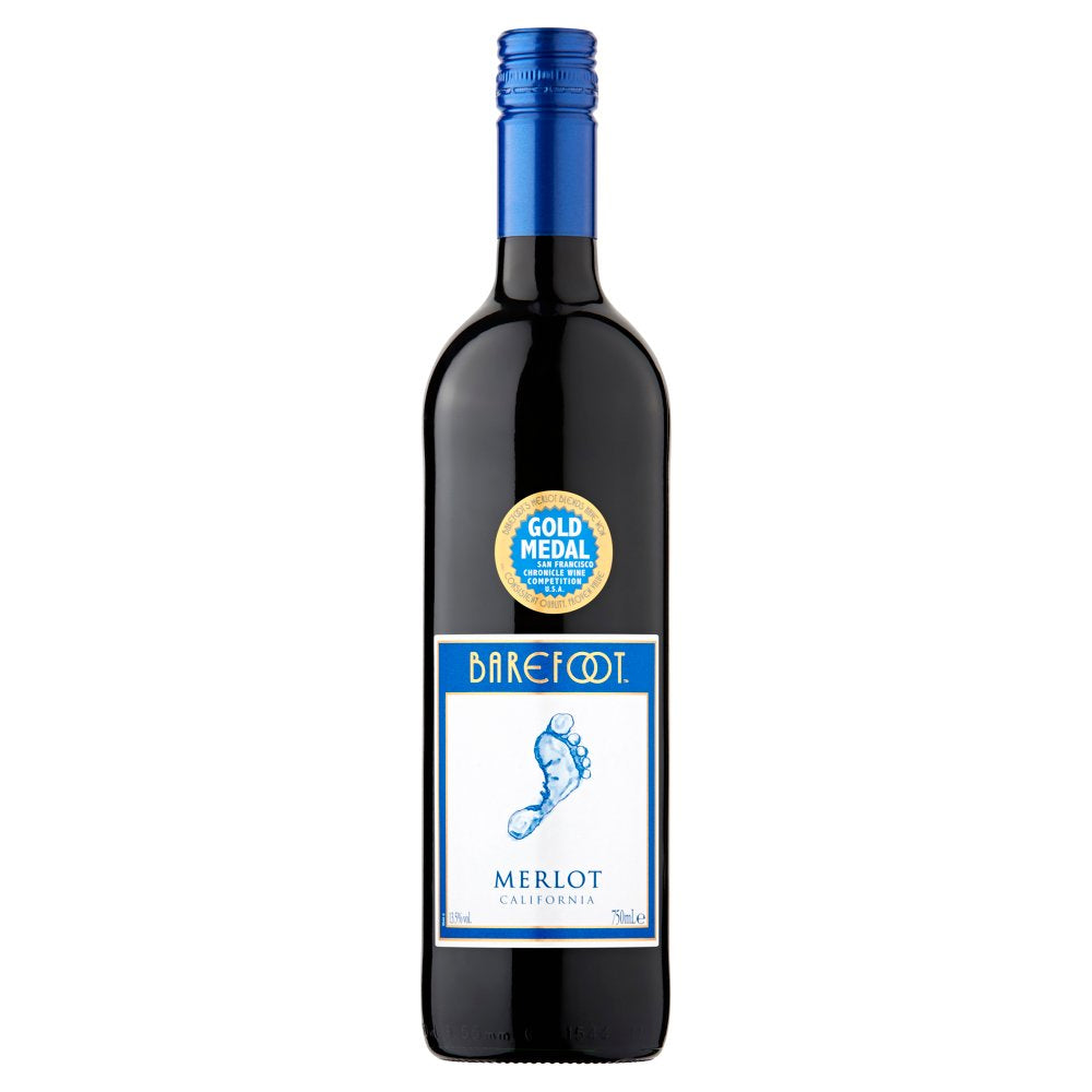 Barefoot Merlot Red Wine 750ml (Box of 6)