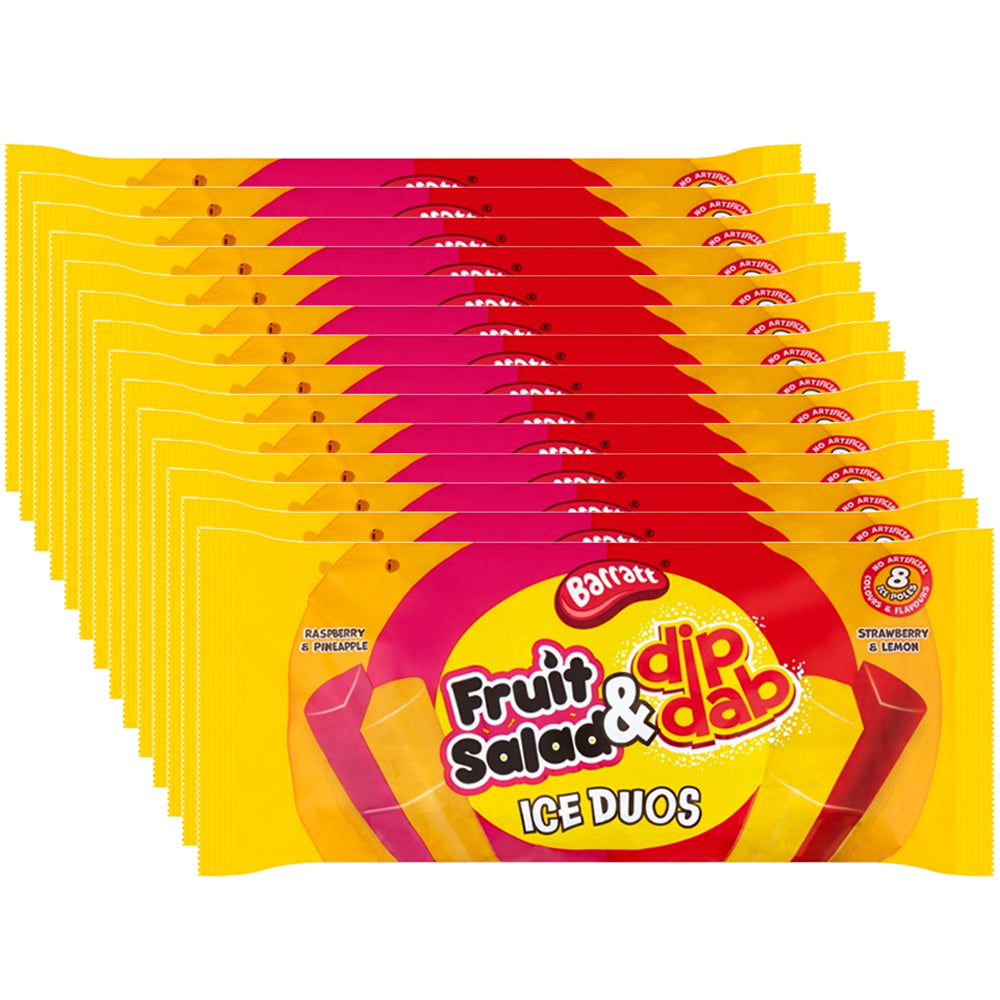Barratt Ice Duos – Fruit Salad & Dip Dabs 640ml