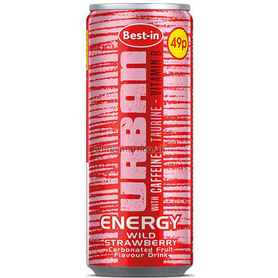 Bestin Urban Energy Wild Strawberry PMP 250ml (Case of 12)