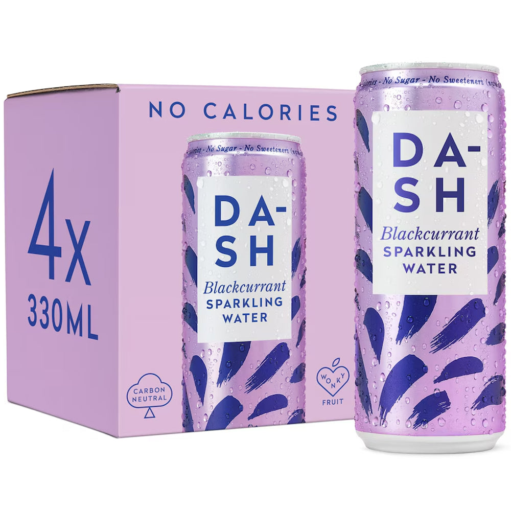 Dash Sparkling Water 330ml (Pack of 4)