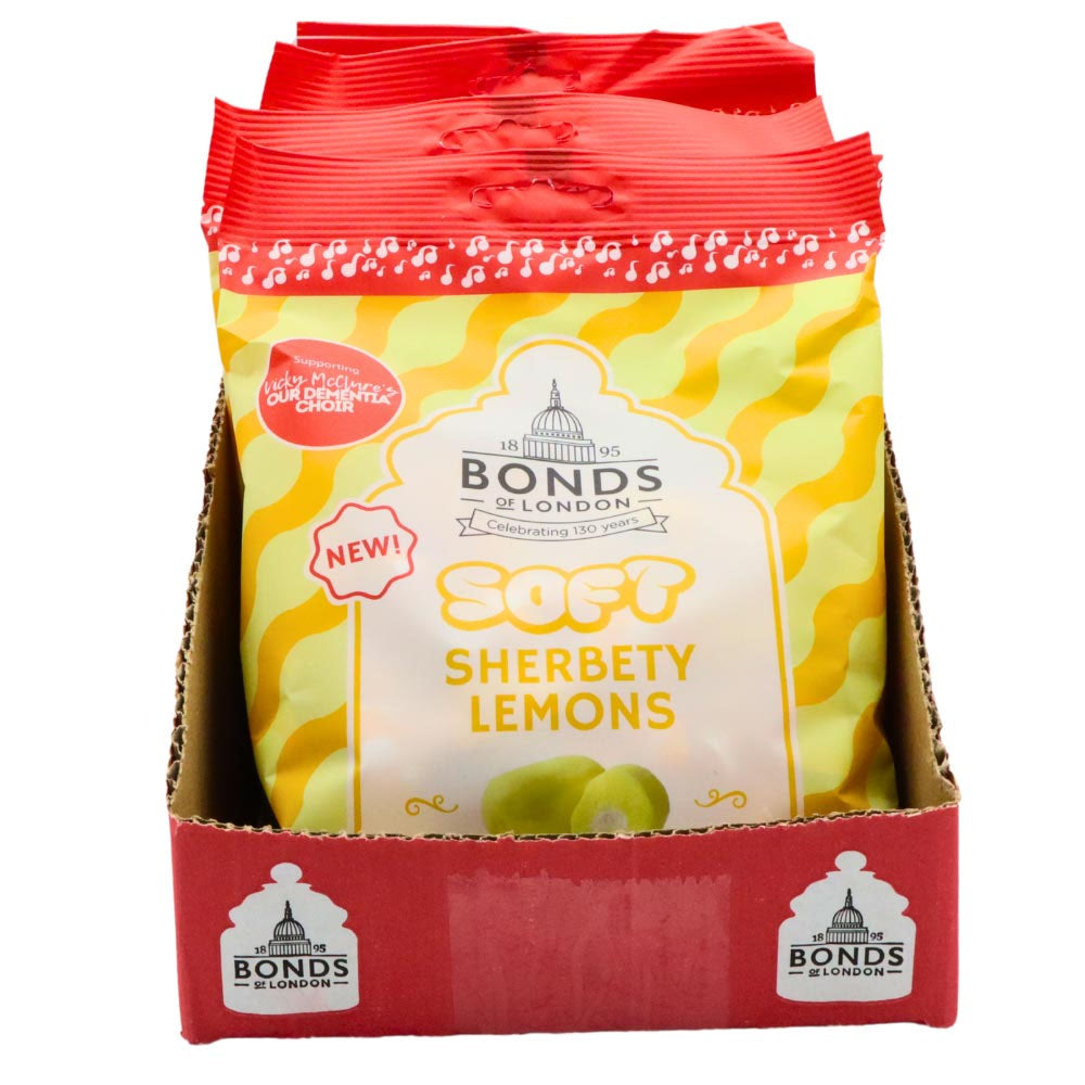 Bonds Soft Sherbety Lemons Bag 120g