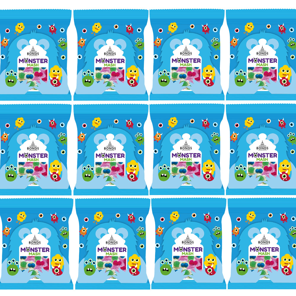 Bonds Monster Mash Halloween Sweets - 12 Bags(Each 105g)