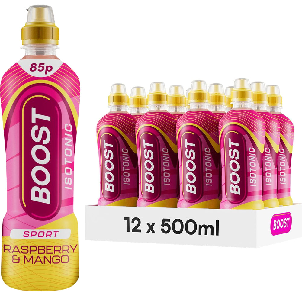 Boost Isotonic Sport Raspberry & Mango 500ml (Case of 12)