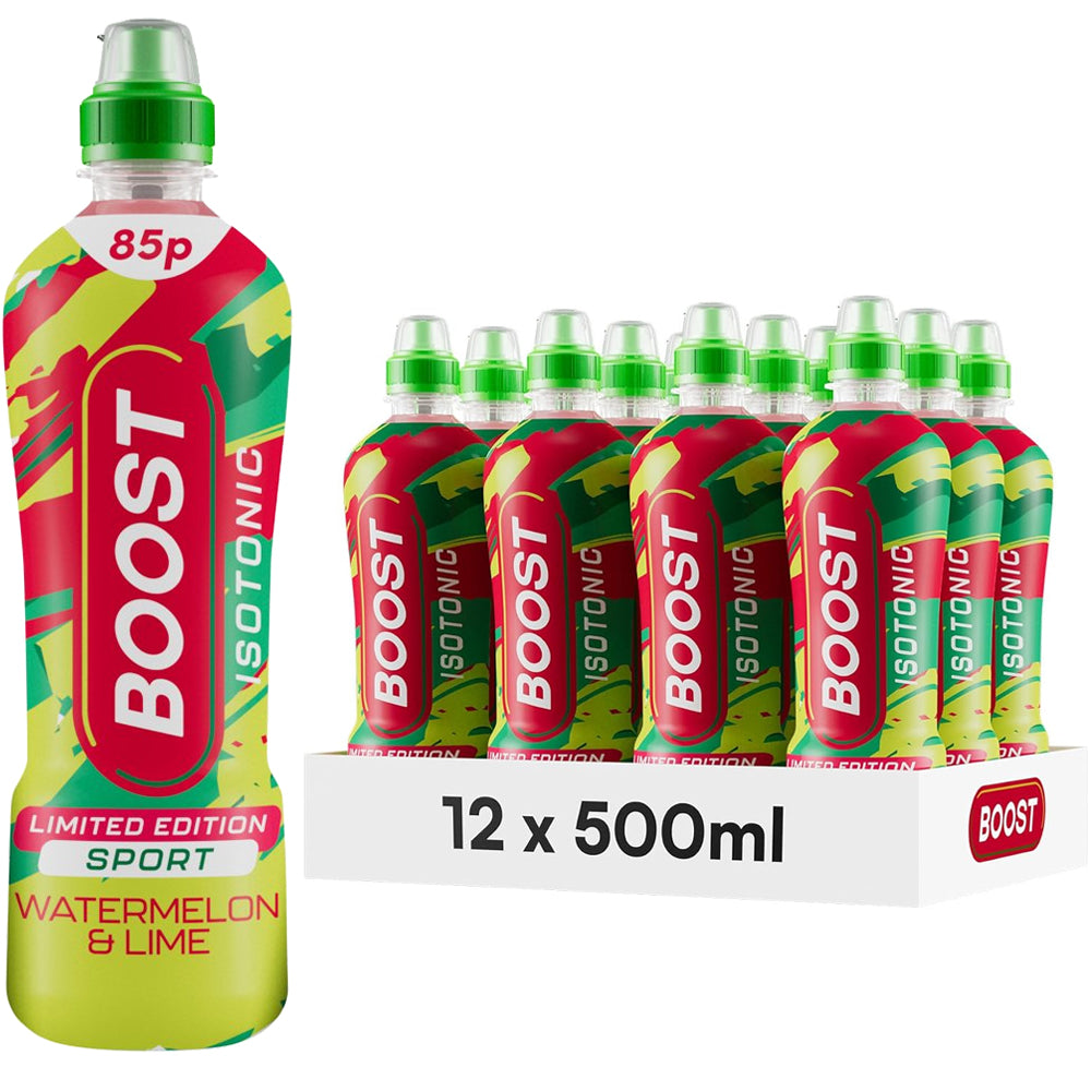 Boost Limited Edition Isotonic Sport Watermelon & Lime 500ml (Case of 12)