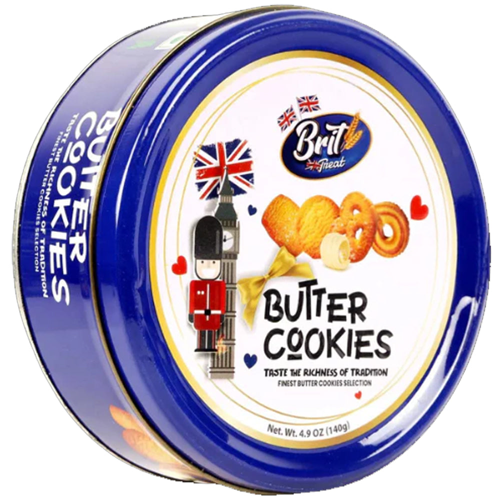 Brit Treat Butter Cookies Tin 140g