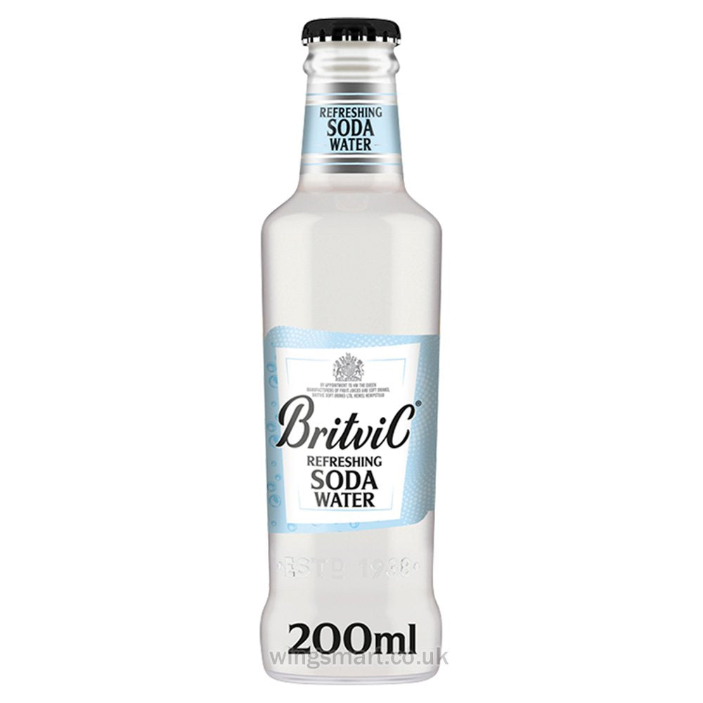 Britvic Soda Water Bottle 200ml (Case of 24)