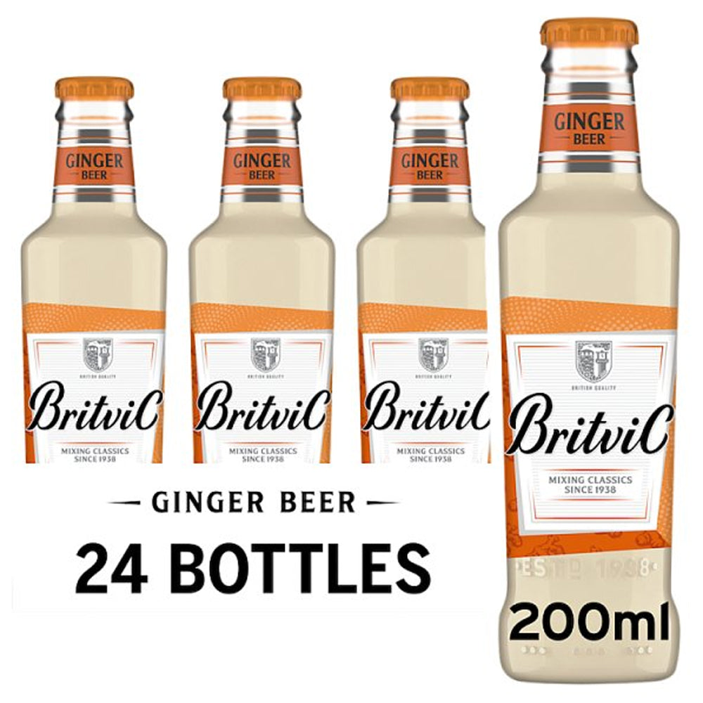 Britvic Fiery Ginger Beer Bottle 200ml (Case of 24)