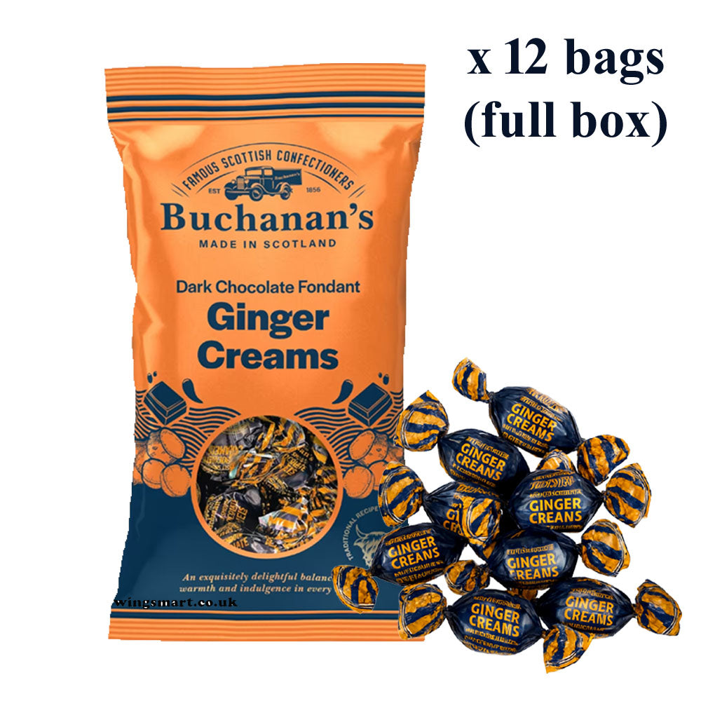 Buchanan's Dark Chocolate Fondant Ginger Creams Bag 120g