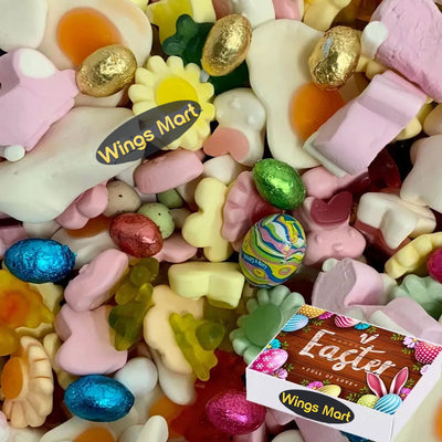 Bulk Pick N Mix Sweets with Gift Box – Chocolate, Mallows & Mini Eggs (500g–10kg)
