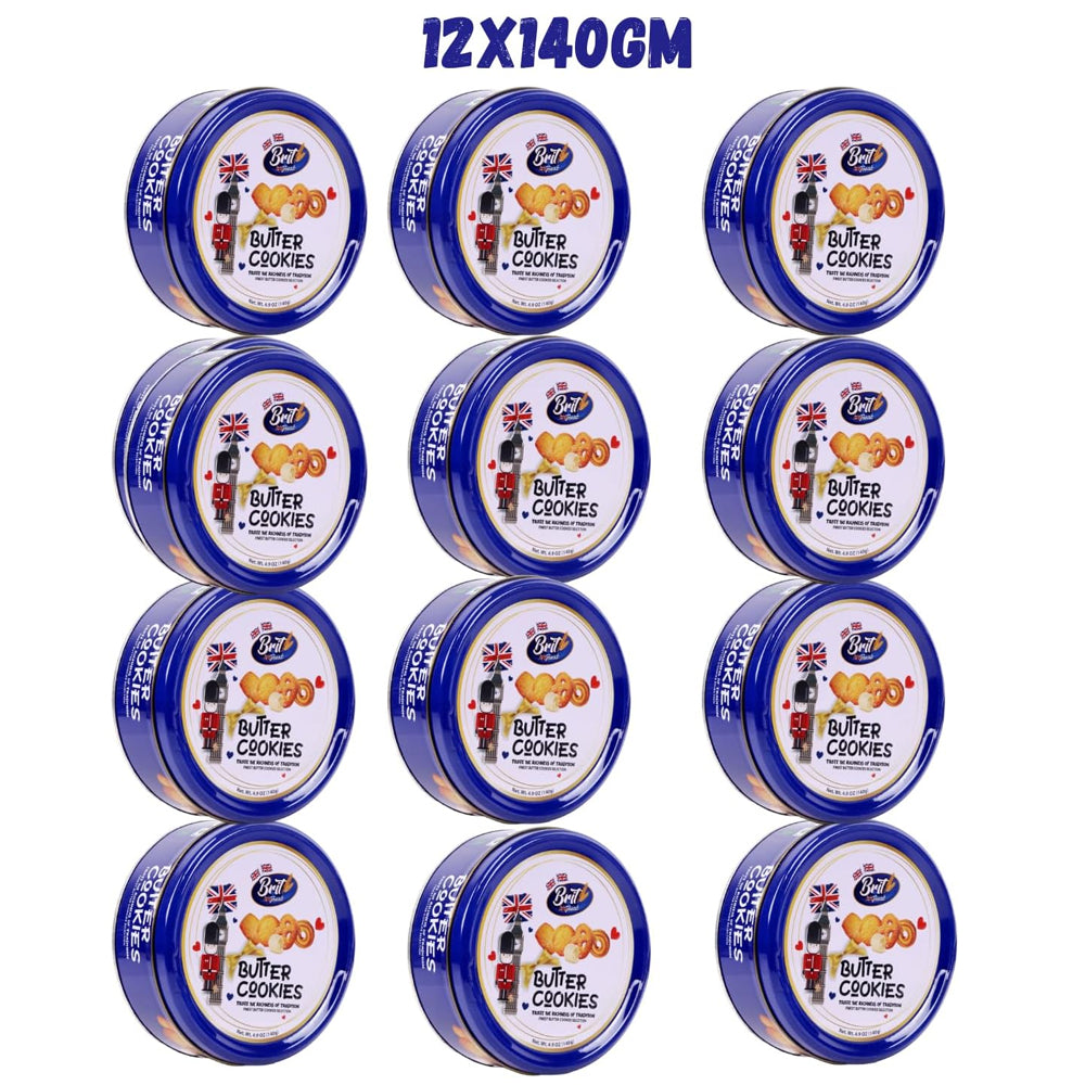 Brit Treat Butter Cookies Tin 140g