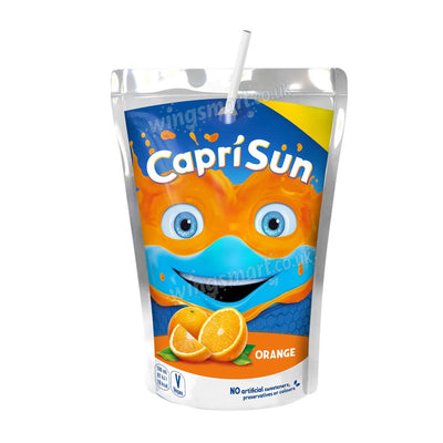 Kids Juice Drink Capri-Sun Orange 200ml PMP 20 Packs Refreshing School Drink