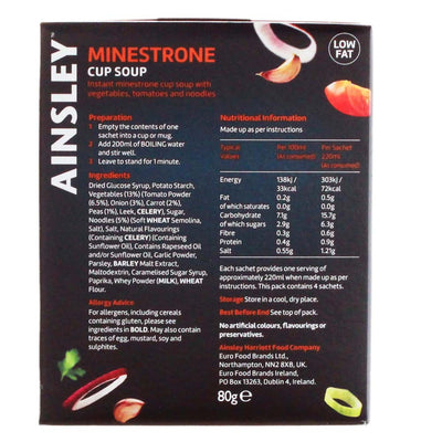 Ainsley Harriott Cup Soup Minestrone 8 Packs(4 Sachets per Pack)