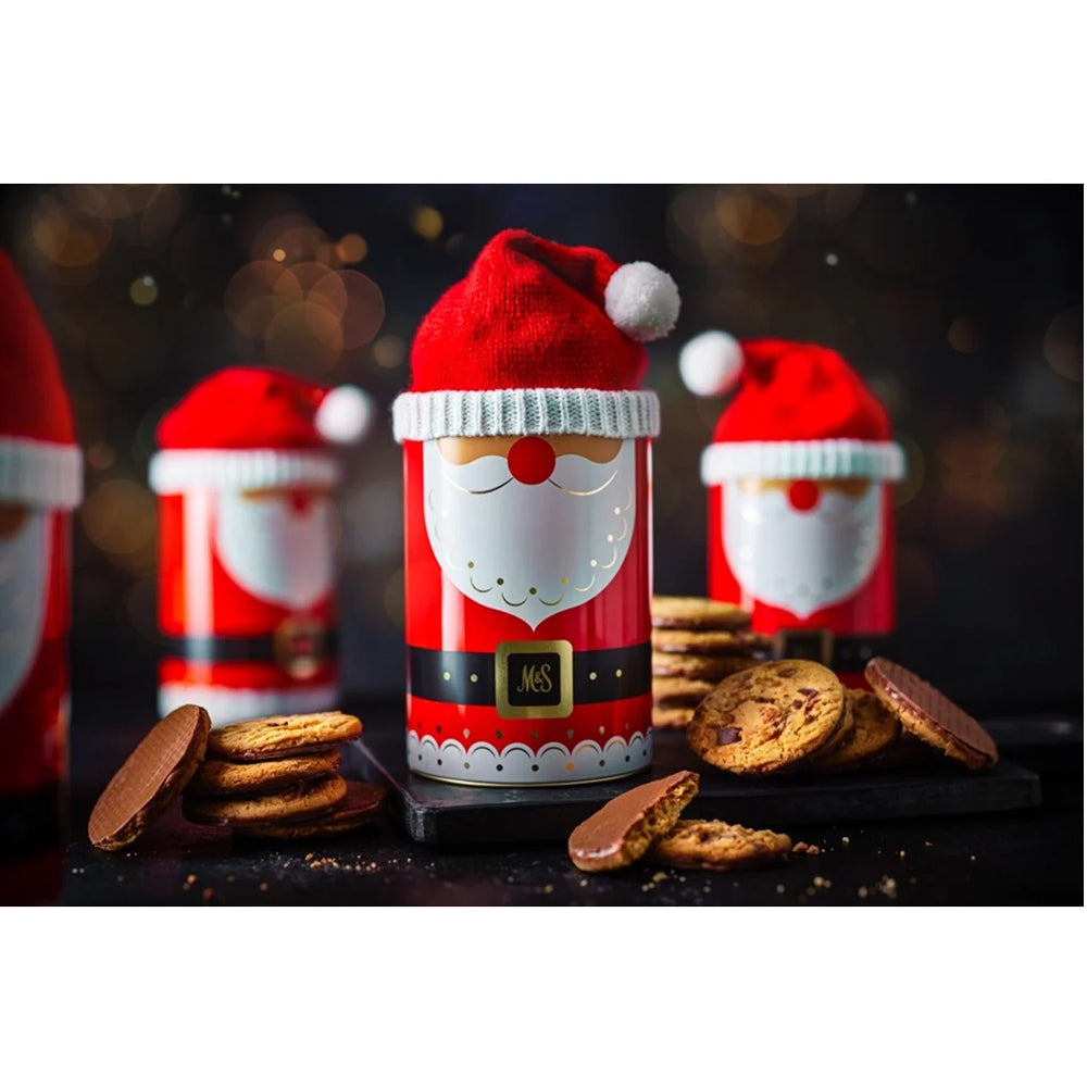 M&S Salted Caramel & Chocolate Chunk Cookies Tin 195g