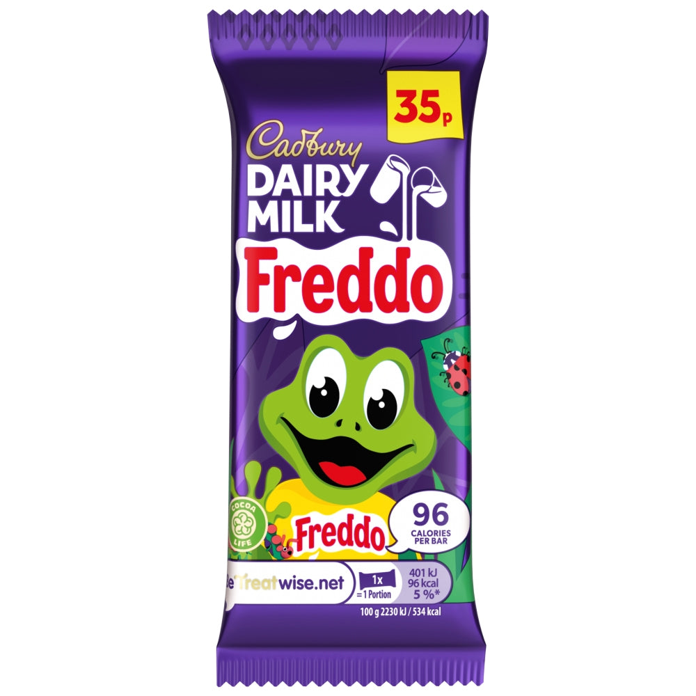 Cadbury Dairy Milk Freddo Chocolate Bar 18g PMP (Box of 60)