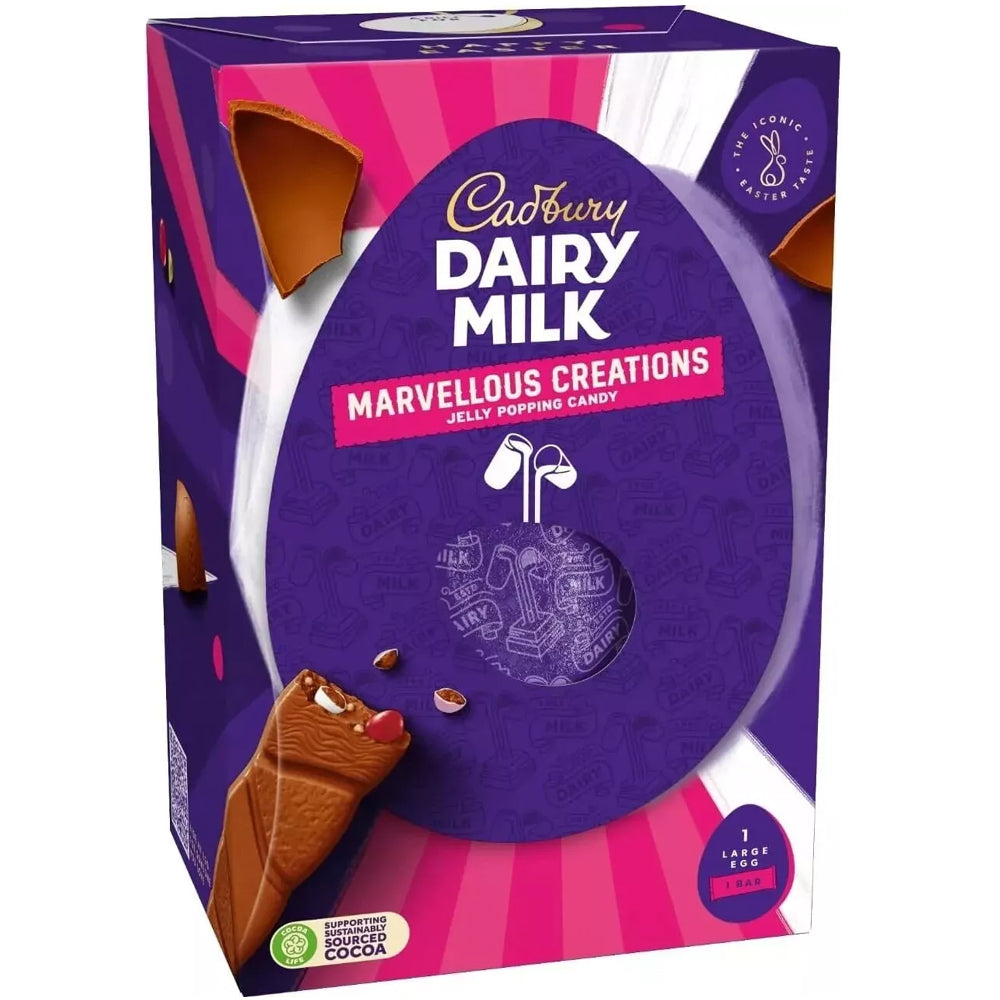 Cadbury Dairy Milk Marvellous Creations Jelly Popping Candy 202g