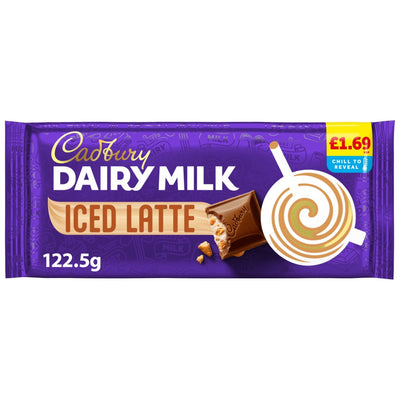 Cadbury Dairy Milk Iced Latte Chocolate Bar 122.5g PMP (Box of 17)
