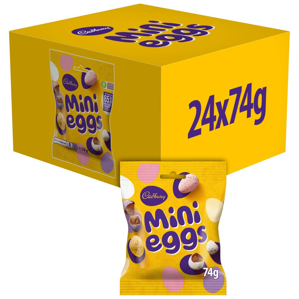 Cadbury Mini Eggs Chocolate Bag 24 x 74g