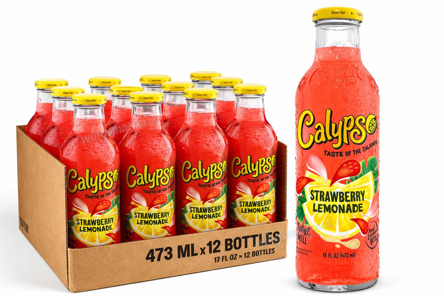 Calypso Lemonade – Various Flavours - Variety Pack (12 x 473ml)