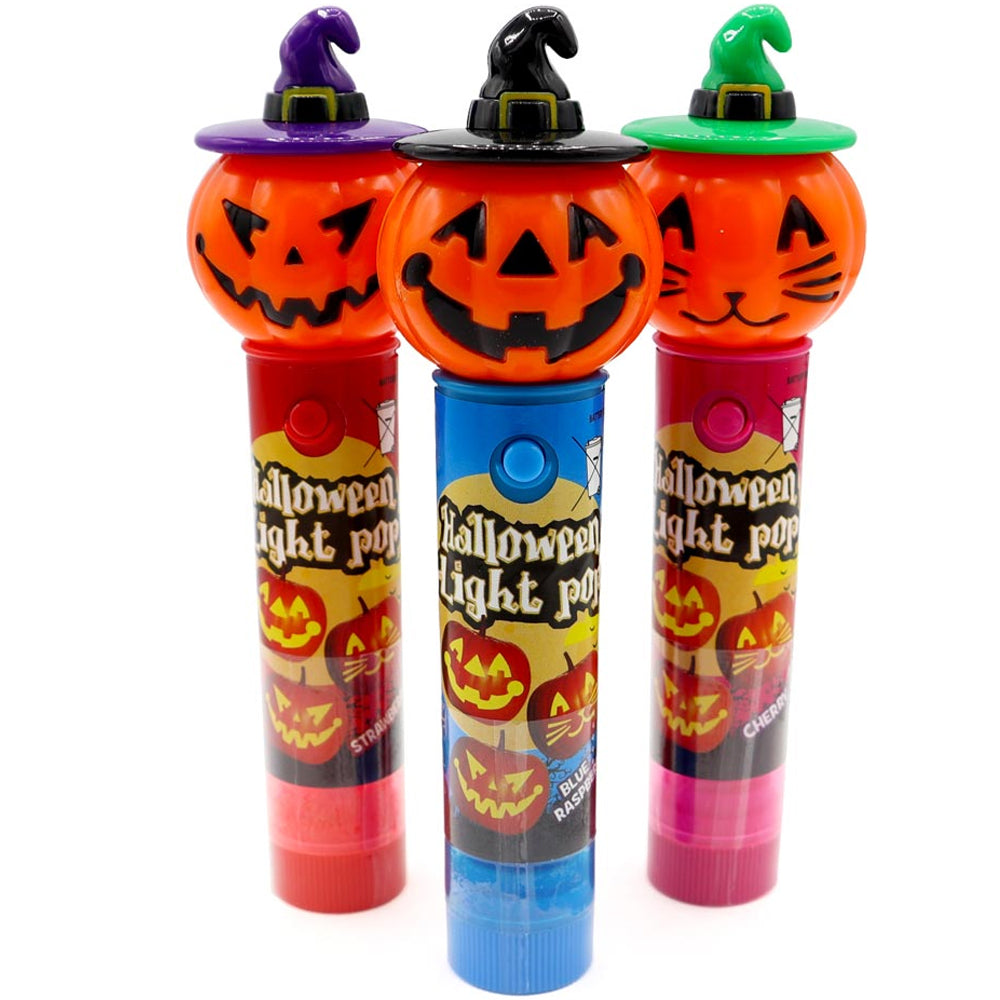Candy Realms Halloween Pumpkin Light Pop 11g (Box of 12)