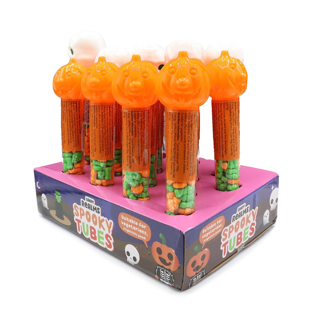 Candy Realms Spooky Tubes – 50g Fun Halloween Treats