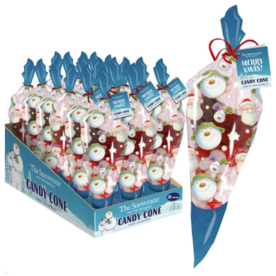Snowman & Snowdog Candy Cones 18 x 150g