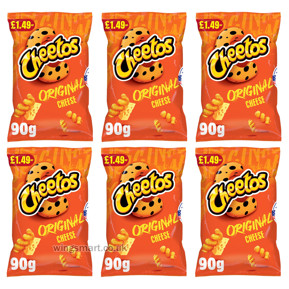 Cheetos Twisted Cheese Corn Puffs Sharing Crisps 90g PMP