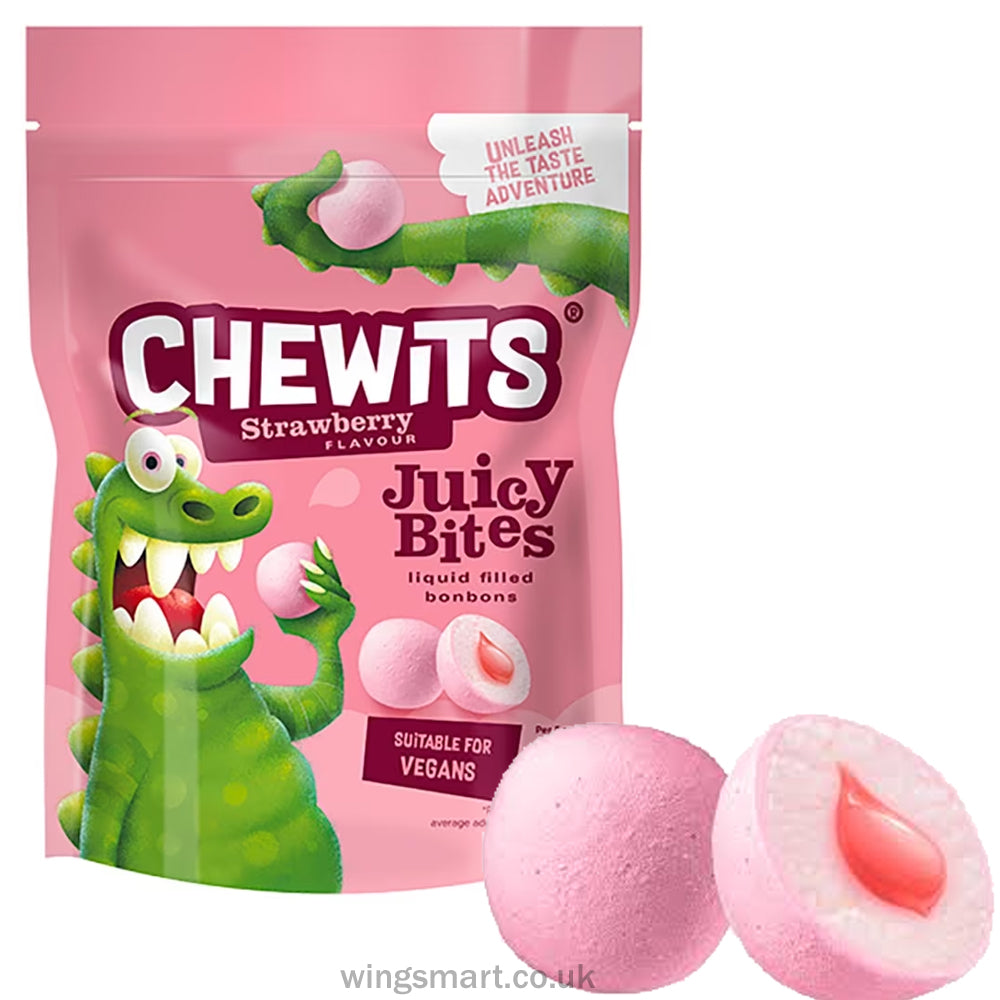 Chewits Strawberry Juicy Bites 115g (Box of 10)