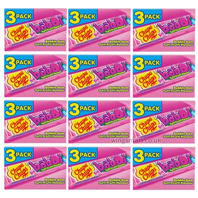 Chupa Chups Big Babol Tutti Frutti Flavour Soft Bubble Gum 3 Pack 82.8g