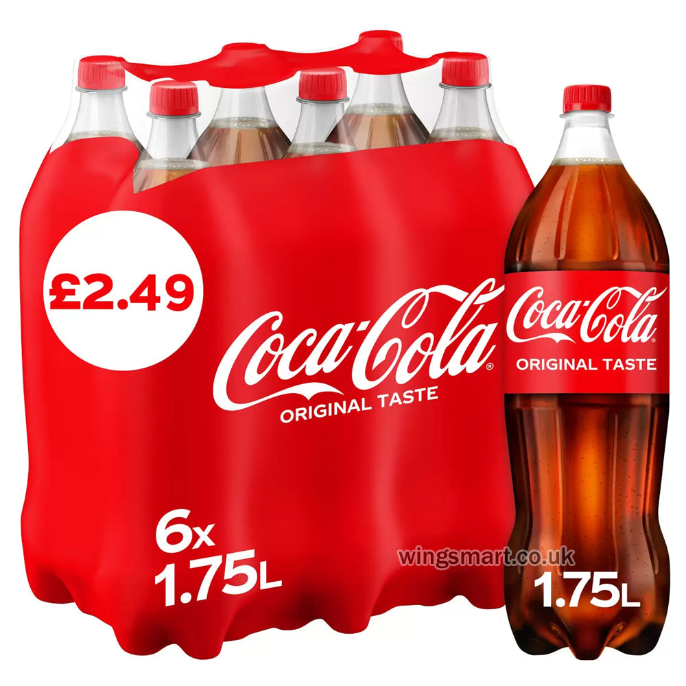 Coca-Cola Original Taste 1.75L PMP £2.69 (Pack of 6 )