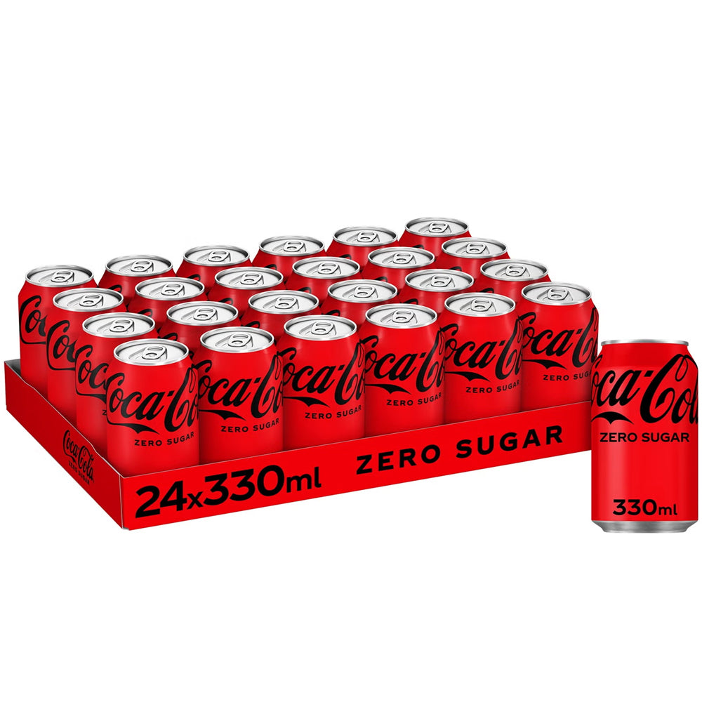Coca-Cola Zero Sugar 330ml (Pack of 24)