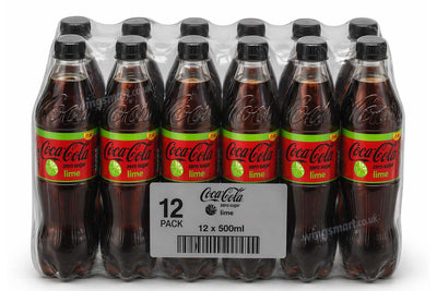 Coca-Cola Zero Sugar Lime 500ml PM £1.40 Bottle 12 Pack