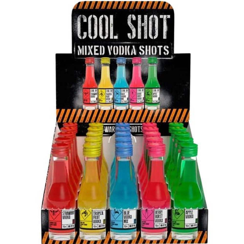 Cool Shot Mixed Vodka Shots 25 x 20ml
