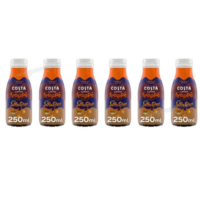Costa Coffee Jaffa Cakes Chocolate Orange Frappe Iced Coffee 250ml Bottles (6 & 12 Pack)