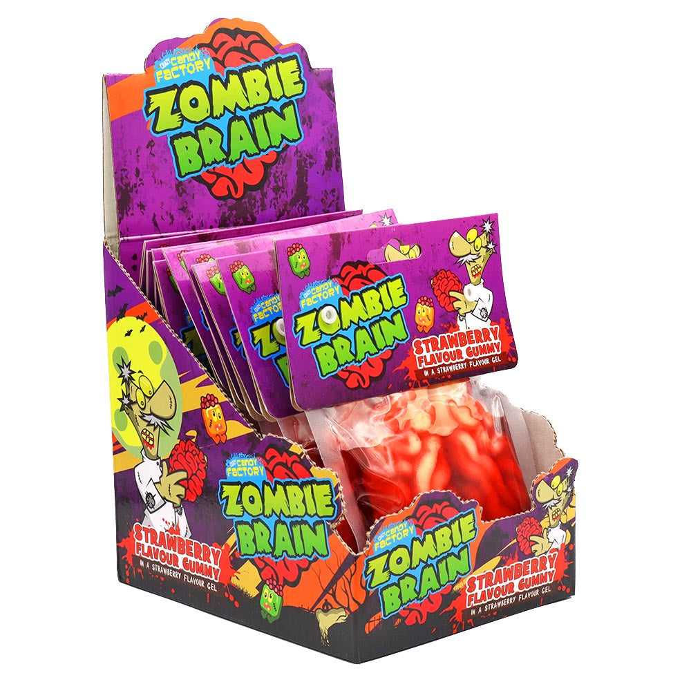 Crazy Candy Factory Zombie Brain – 120g x 12 Packs