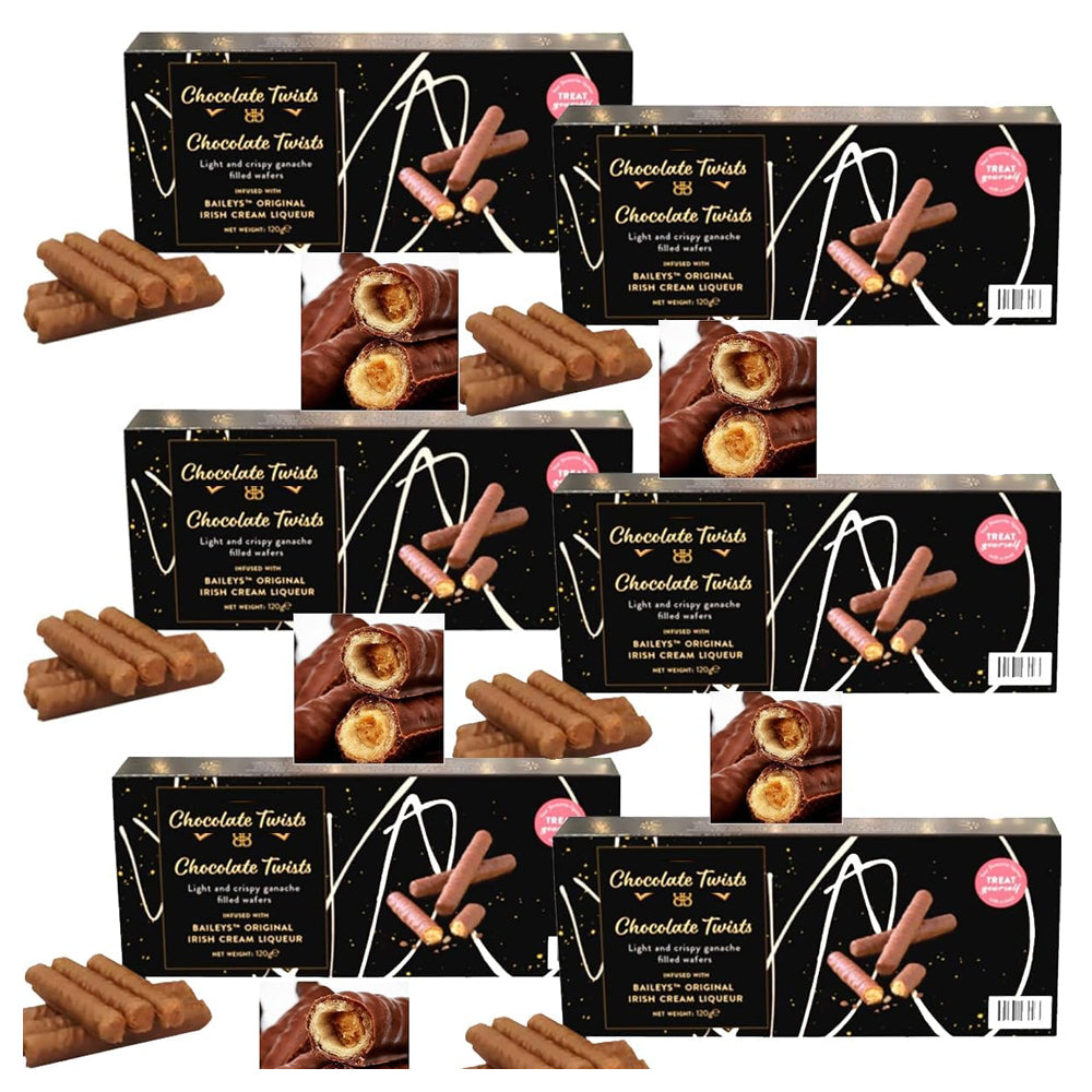 Bailey Crispy Chocolate Twists Gift Box 107g (6 x Boxes)