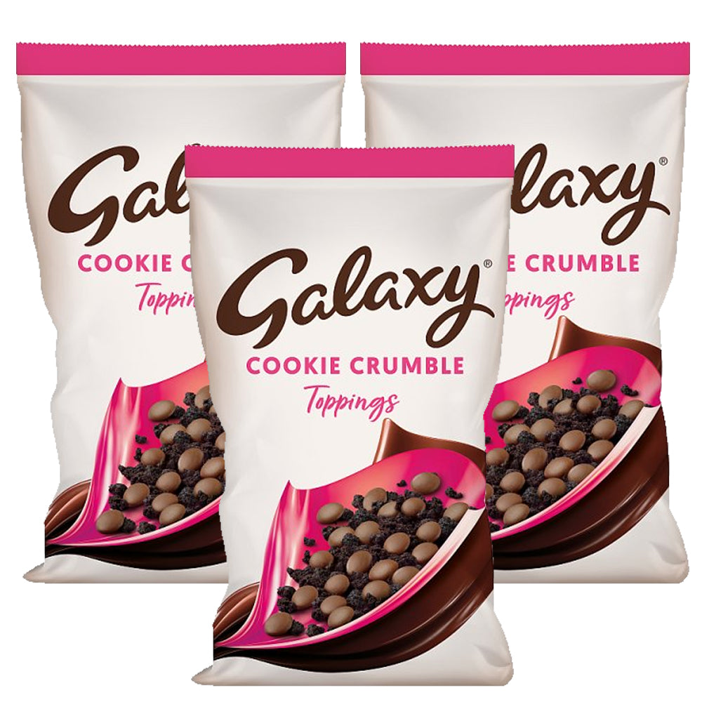 Galaxy Cookie Crumble Chocolate Toppings 500g | Premium Dessert & Milkshake Topping