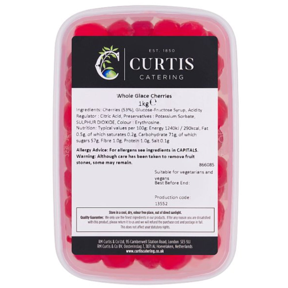 Curtis Catering Whole Glace Cherries 1kg